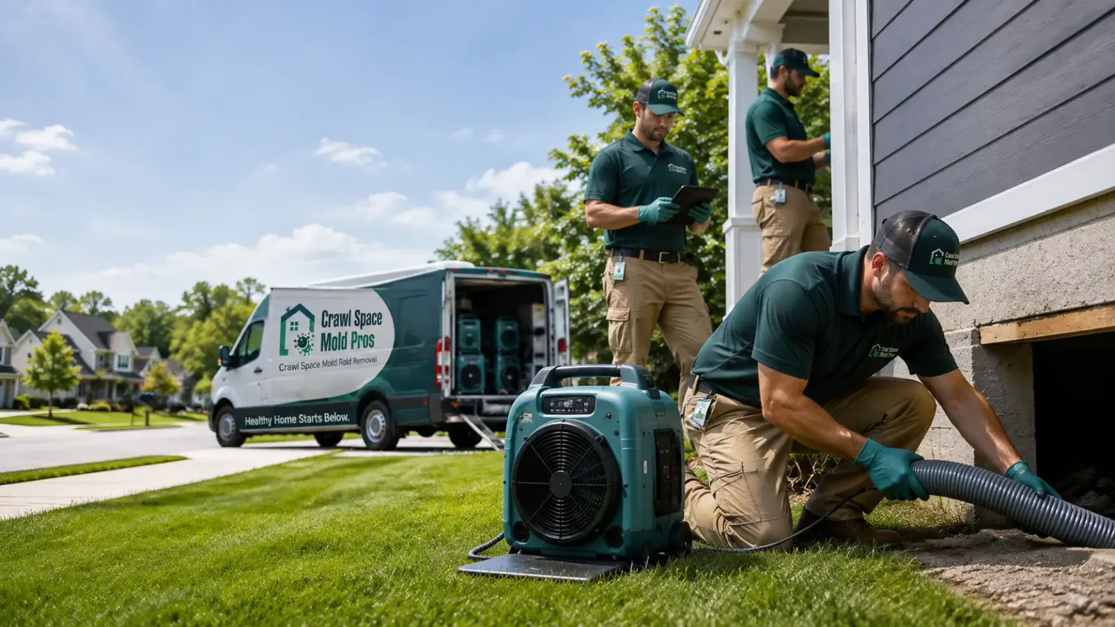 Crawl Space Mold Removal in Methuen, MA